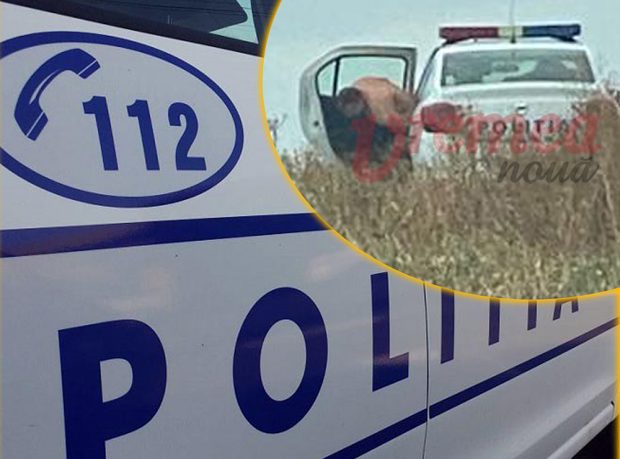 Comisarul fotografiat dezbrăcat lângă mașina de poliție era chiar comandantul Poliției din Murgeni. Ce spun colegii despre comportamentul său