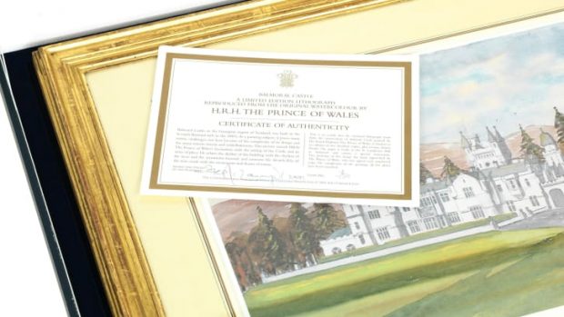 O copie a unui tablou realizat de regele Charles al III-lea s-a vândut la licitație pentru o sumă de 10 ori mai mare decât se estimase