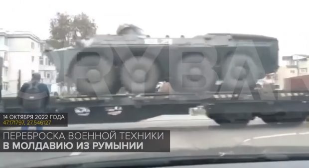Ministerul Apărării demontează un fake news al „propagandei rusești”. Un tren cu blindate românești, prezentat că s-ar deplasa în Republica Moldova