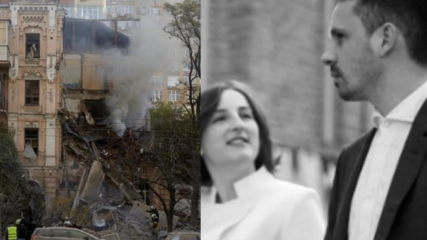 „Au murit îmbrățișați”. Vika, gravidă în 6 luni, și Bohdan, soțul ei, au fost uciși în atacul cu drone kamikaze de la Kiev