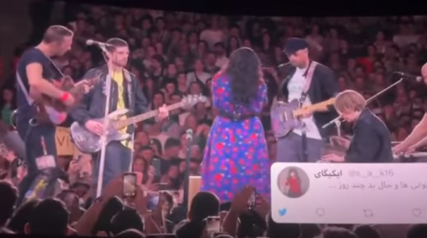 Moment emoționant la concertul Coldplay de la Buenos Aires: trupa britanică a interpretat imnul protestatarilor din Iran
