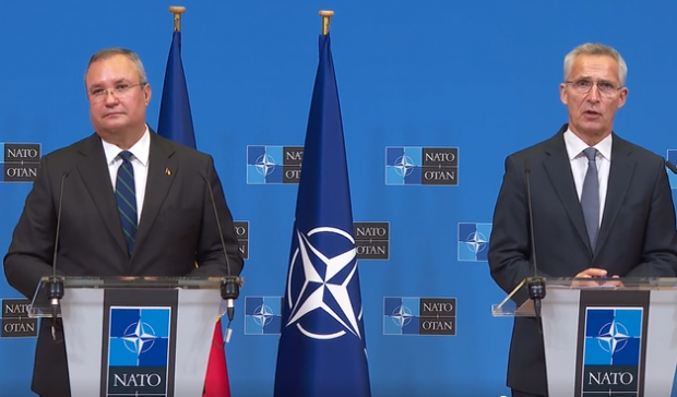 Nicolae Ciucă, după întâlnirea cu Stoltenberg: Am cerut ca NATO să monitorizeze atent situaţia din Marea Neagră