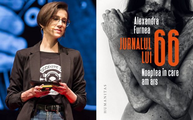 „Jurnalul lui 66. Noaptea în care am ars”. Alexandra Furnea, supraviețuitoare Colectiv, își lansează cartea despre tragedia din 2015