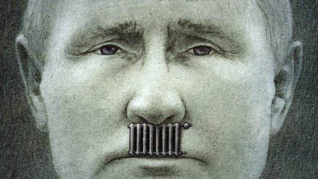 I-au pus un calorifer drept mustață! „Noul Putin”, în viziunea unei reviste poloneze