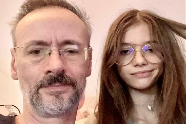 Reacția lui Mihai Albu, după ce a văzut-o pe fiica lui, în vârstă de 13 ani, machiată: „Mikaela seamănă și cu mine, nu doar cu mama ei”