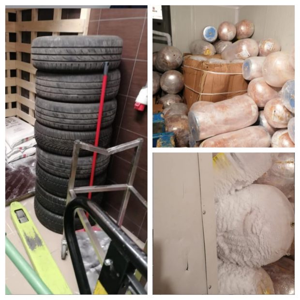 Ce au găsit inspectorii ANPC într-un restaurant fast-food din Ploiești: anvelope auto, un tomberon de gunoi și paleți de lemn