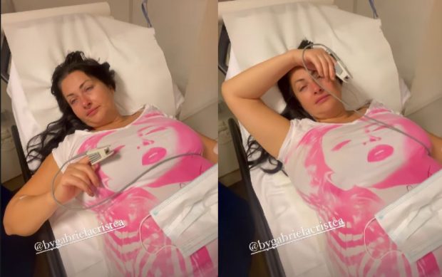 Gabriela Cristea a ajuns la spital în această dimineață. Tavi Clonda i-a fost alături