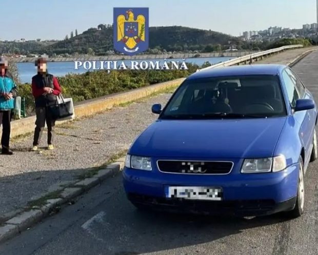 S-a aruncat în Olt, ca să scape de polițiști
