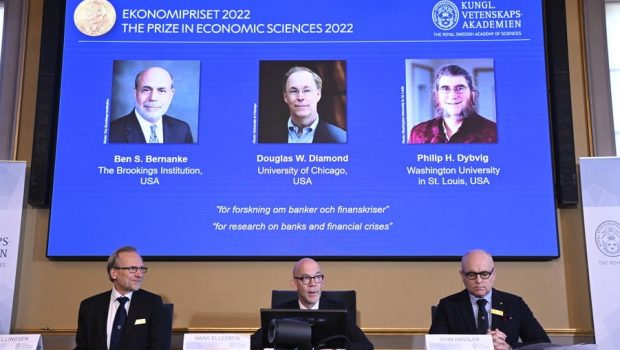 Trei americani au luat Premiul Nobel pentru Economie în 2022: „Au îmbunătățit modul în care societatea face față crizelor financiare”