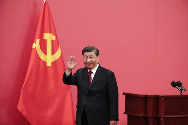 Xi Jinping a fost reales secretar general al Partidului Comunist din China pentru al treilea mandat