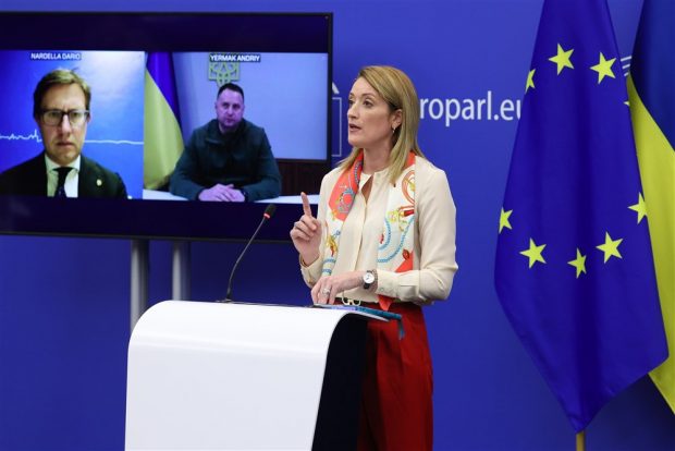 Parlamentul European, vizat de un atac cibernetic după ce a declarat Rusia „stat sponsor al terorismului”. Șefa PE răspunde: „SlavaUcraini”