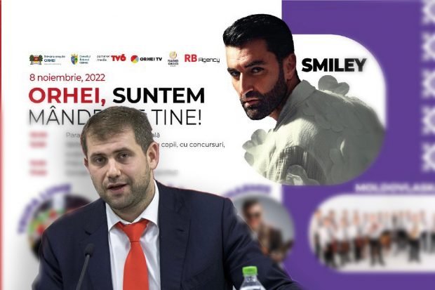 Concert Smiley peste Prut, la un eveniment organizat de aleșii formațiunii pro-ruse ȘOR. „Eu cânt pentru publicul meu, nu pentru partide”