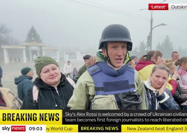 Autoritățile ucrainene au anulat acreditările jurnaliștilor CNN și Sky News, după reportajele acestora din Hersonul eliberat