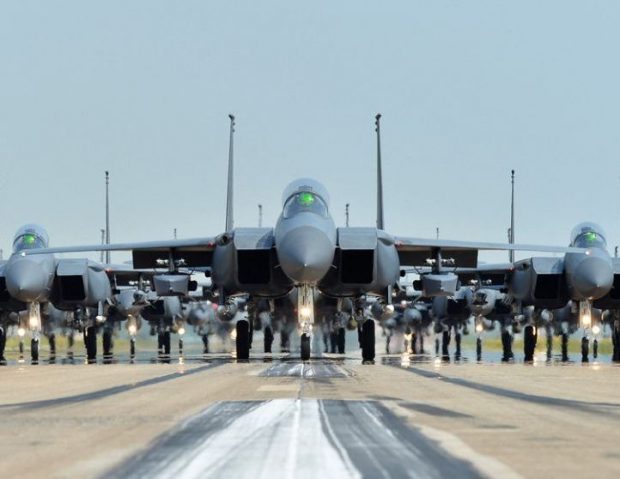 Coreea de Sud și-a ridicat avioanele în aer, după ce a depistat 180 de aeronave de război nord-coreene aproape de graniță