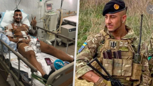 „Am păstrat gloanțele și schijele ca suvenire”. Soldatul britanic „Rambo” a supraviețuit în Ucraina, după ce a fost împușcat de mai multe ori, iar o rachetă rusească a explodat lângă el
