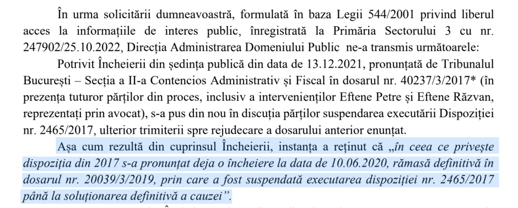 Primăria Sectorului 3, declarații contradictorii despre refuzul de a demola o capelă ridicată ilegal pe spațiul verde