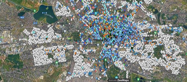 Zonele cu risc seismic din București. Harta interactivă care arată cât de sigur e fiecare bloc