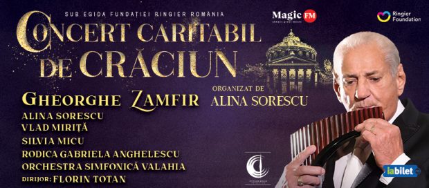 Concert caritabil de Crăciun, pe 20 decembrie, la Ateneul Român