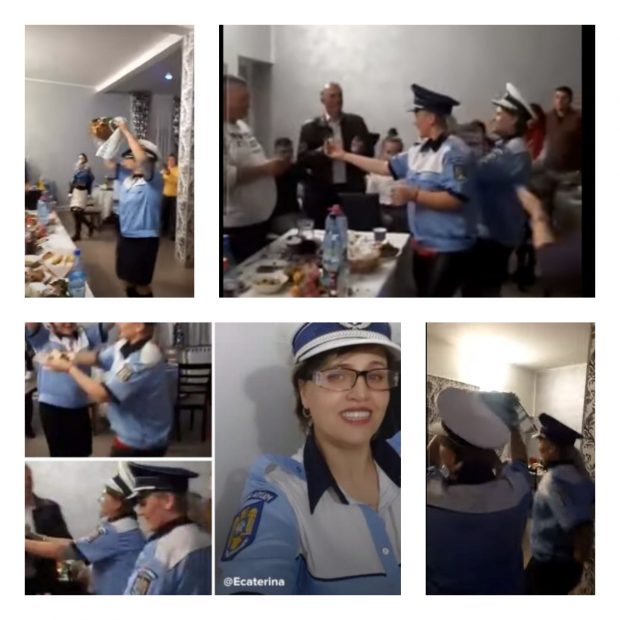 Două femei s-au îmbrăcat în uniforme reale de polițist la o nuntă, pentru „dansul găinii”. IPJ Vaslui a deschis o anchetă