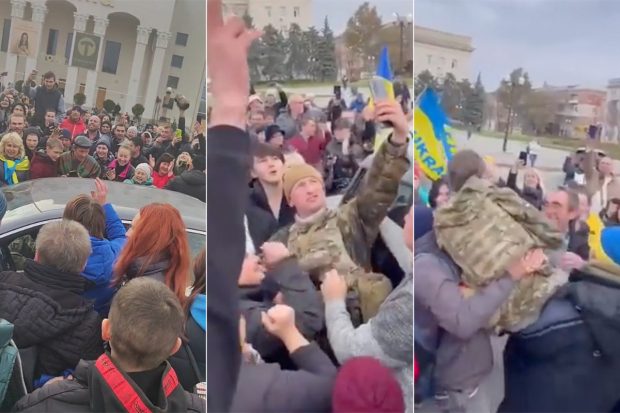Ce se întâmplă în orașul Herson, proaspăt recucerit de ucraineni. Unii soldați ruși și-au aruncat uniforma și s-au amestecat printre localnici