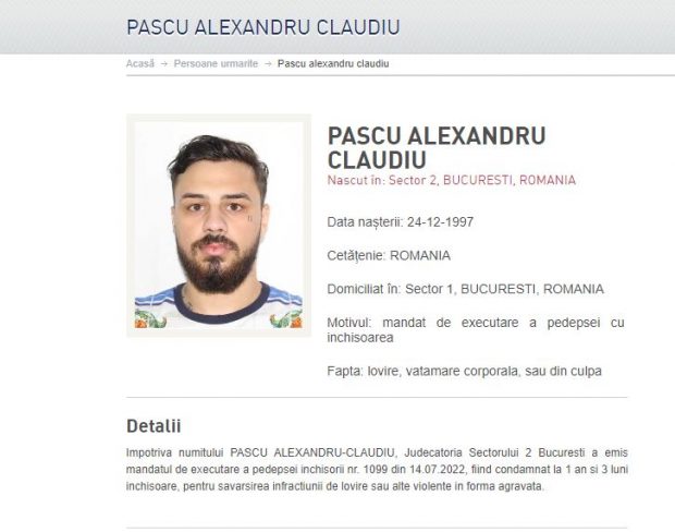 Surse: Interlopul Marco Kalu care a fost dat în urmărire internațională în vară a fost deportat din SUA. Va fi închis la Rahova