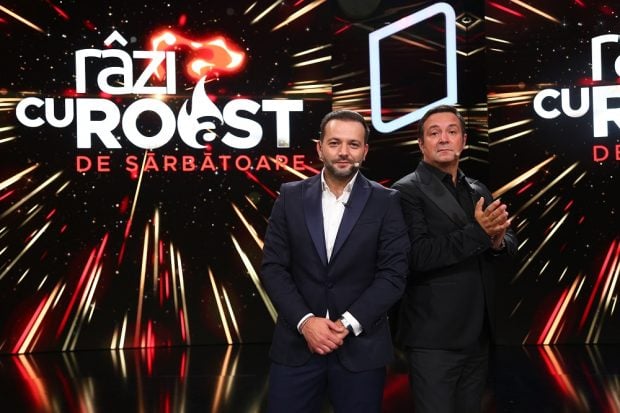 Ce se întâmplă azi la „Râzi cu RoaST, de Sărbătoare!”, emisiunea specială prezentată de Buzdugan și Morar la Antena 1: „O să meargă strună treaba”