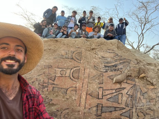 Pictură murală veche de 1.000 de ani, redescoperită după un secol de la dispariție, în Peru