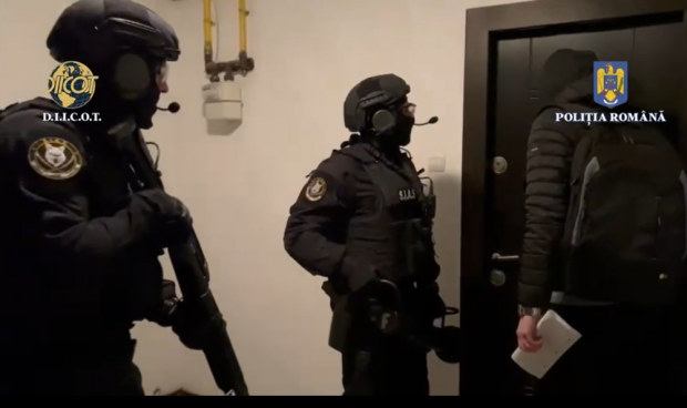 123 de descinderi în București și mai multe județe din țară la o grupare implicată în jocurile de noroc
