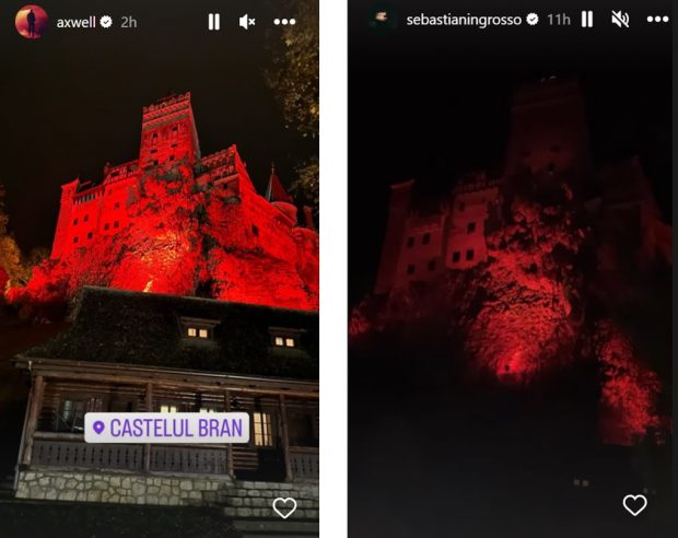 Doi dintre membrii celebrului proiect SWEDISHHOUSE MAFIA, Axwell și Sebastian Ingrosso, au petrecut de Halloween la Castelul Bran
