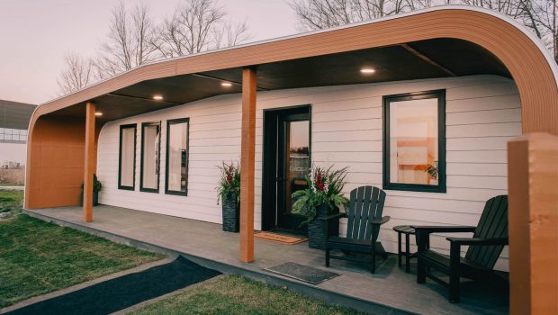Prima casă ecologică din lume realizată integral cu o imprimantă 3D, în SUA. În cât timp a fost construită