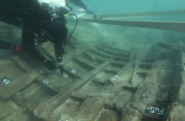 Ambarcațiune romană veche de două milenii, descoperită de arheologii subacvatici în largul costelor Croației