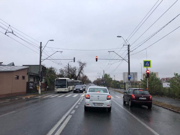 Semafor funcțional pe Șoseaua Antiaeriană din București, după mai multe săptămâni de proteste ale locuitorilor