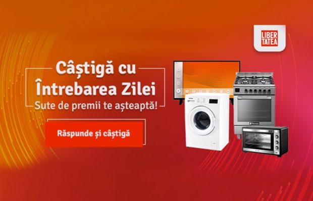 CONCURS LIBERTATEA: câștigă sute de premii cu „Întrebarea Zilei”
