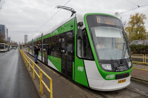 Un tramvai Imperio de pe linia 41 s-a stricat la câteva ore de la inaugurare