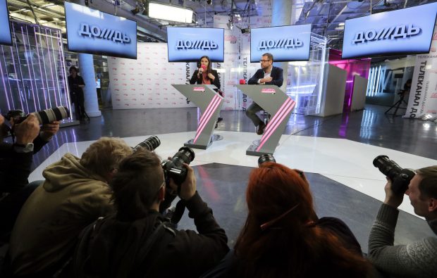 Letonia a anulat licența televiziunii independente ruse Dozhd TV din cauza unei „amenințări la adresa securității naționale și a ordinii publice”