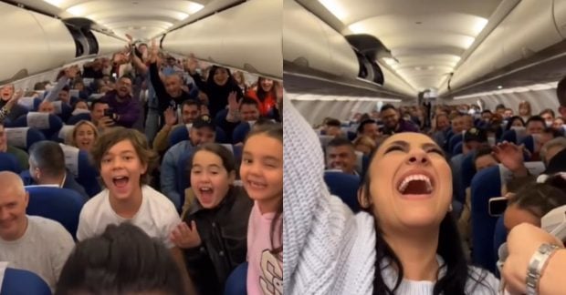 Andra a cântat într-un avion pe ruta București – Cluj. Pasagerii s-au ridicat în picioare: „Avea cumva întârziere avionul și făcu-și divertisment?”