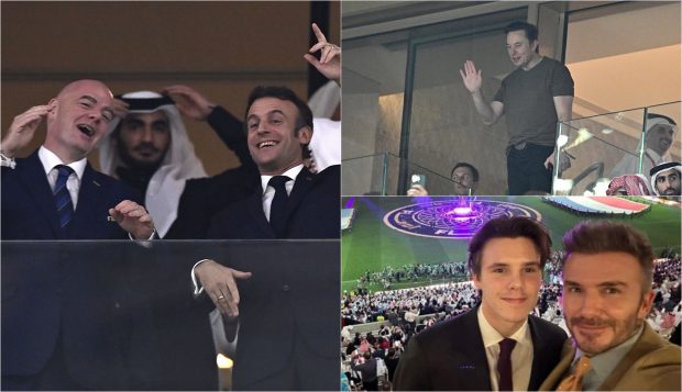Spectatori de lux la finala din Qatar. Elon Musk, David Beckham, Macron, printre cei care au asistat la meciul Argentina – Franța