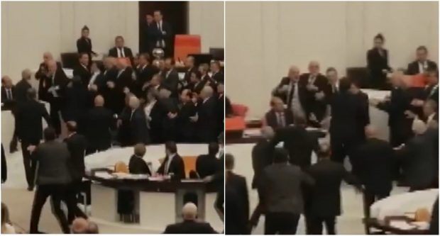 Deputat turc din opoziţie, „în stare critică” la terapie intensivă, după ce a fost lovit la cap într-o încăierare în Parlament – VIDEO