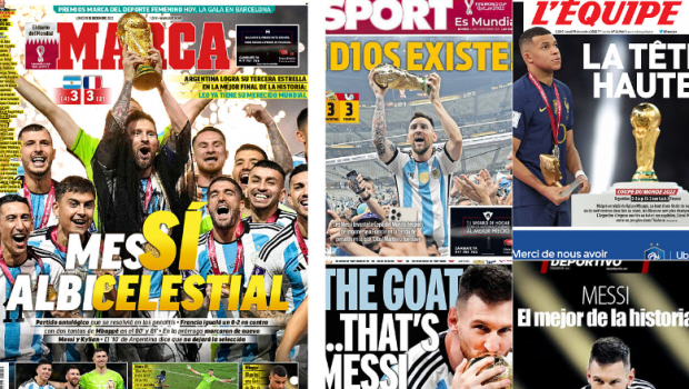 „Messi, piciorul lui Dumnezeu”. Presa internațională, despre triumful Argentinei în finala Cupei Mondiale din Qatar