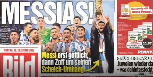 „Messi, piciorul lui Dumnezeu”. Primele pagini ale ziarelor după triumful Argentinei în finala Cupei Mondiale