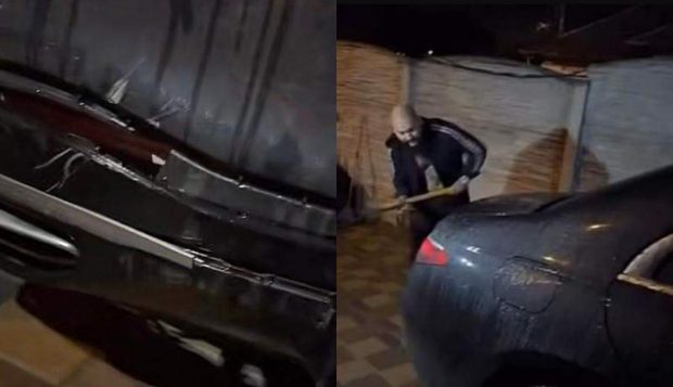Dani Mocanu, filmat cum își lovește cu barosul mașina de 200.000 de euro: „Arestul la domiciliu lasă semne”. A primit provocarea pe TikTok