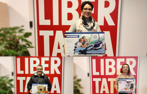 Urmează runda bonus a concursului „Câștigă cu Întrebarea Zilei”. Avem premii suplimentare: televizoare, aragaze, aspiratoare sau roboți de bucătărie