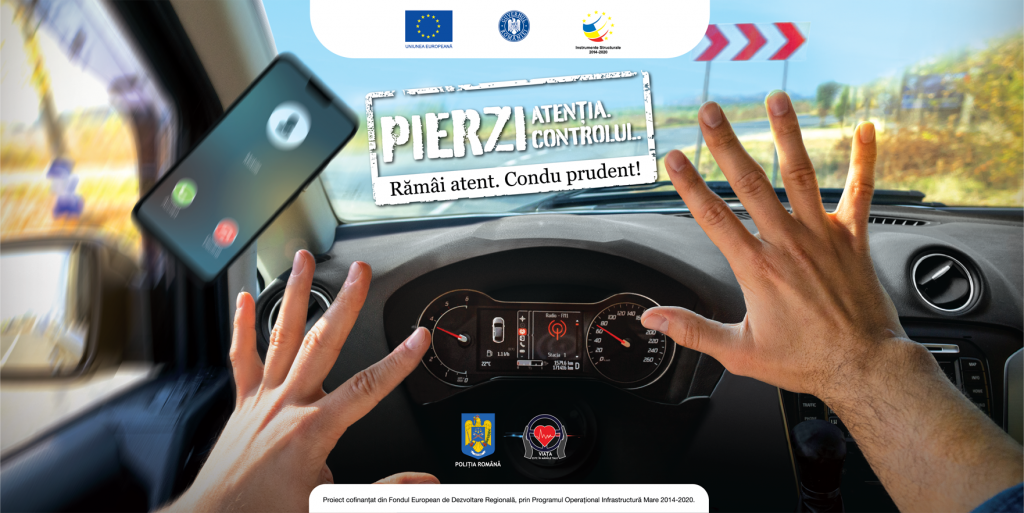 Poliția Română lansează Campania de Educație Rutieră vizând neatenția la volan