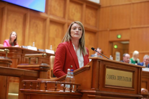 Roberta Metsola, discurs în Parlament: „România este pregătită să adere la spațiul Schengen de peste un deceniu. Decizia amânării a fost greșită”