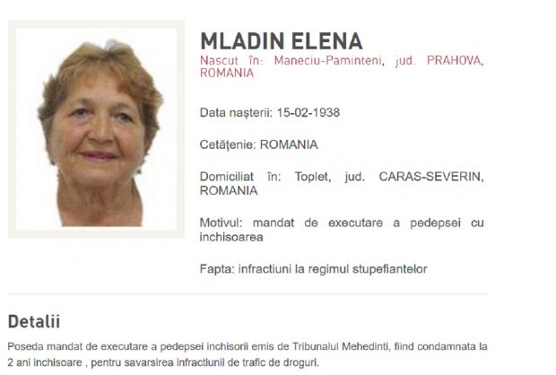 Cea mai vârstnică urmărită din România e căutată de Poliție de 3 ani și nu se știe dacă femeia de 84 de ani mai trăiește