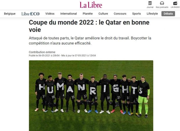 În pregătirea Campionatul Mondial de fotbal, Bușoi și trei colegi din PE au semnat un articol elogios la adresa Qatarului, în cotidianul belgian La Libre: ”Qatar își duce crucea”