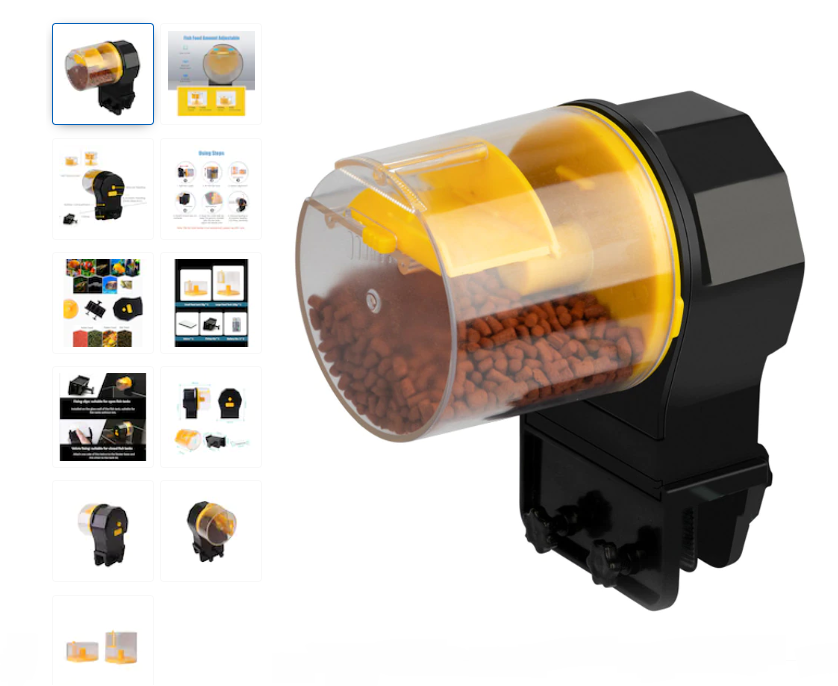 Acvariu cu pești – tot ce ai nevoie pentru un acvariu ideal - Alimentator automat acvariu WALALLA