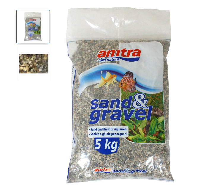 Acvariu cu pești – tot ce ai nevoie pentru un acvariu ideal - Pietriş acvariu natural policrom granulaţie 6-10mm