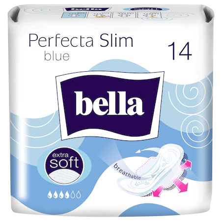 Ce nu trebuie să lipsească din geanta unei femei - Absorbante Bella Perfecta Slim Blue Extra Soft