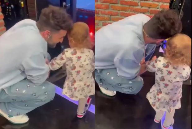 Imagine Stire Smiley, în culise la Românii au talent cu fiica sa. Cum a reacționat Pavel Bartoș când a văzut-o pe Josephine: „M-a înlocuit” | 2review.ro